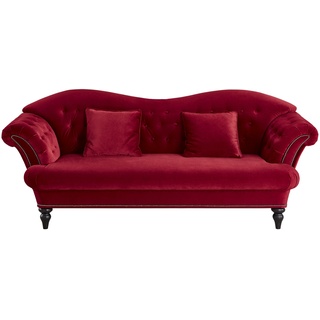 smart Sofa 3-sitzig  Sissi , rot , Maße (cm): B: 236 H: 93 T: 104