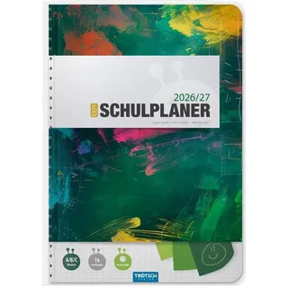 Trötsch Verlag Schulplaner Grün 26/27