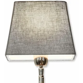 LOBERON Lampenschirm Linderas, taupe | stilvolle Rechteck-Form - für Tisch- oder Stehlampen geeignet - Wohn-Accessoire - Lampenzubehör - Leinen