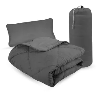 BestLivings Reise Bettenset 2tlg Anthrazit