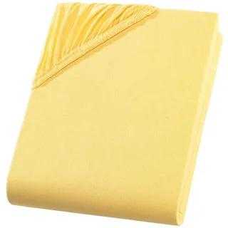 Carpe Sonno Spannbettlaken Jersey 180 x 200 cm Gelb