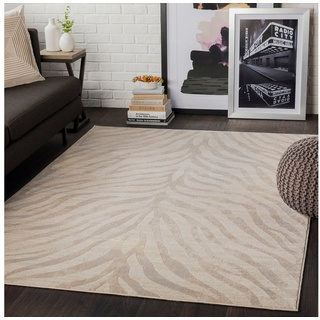 Teppich Animal Skin, Surya, rechteckig, Höhe: 11 mm, Skandi Design, Modern Boho Kurzflor Wohnzimmerteppich, Schlafzimmer beige
