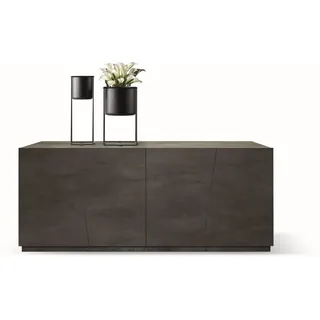 KONTE.DESIGN Sideboard, Holz, Oxidierter Stahl, Unica