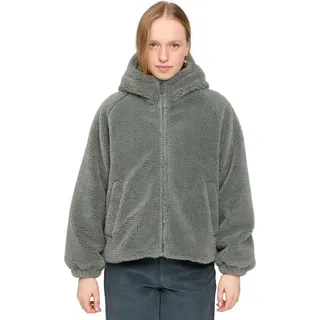 Mazine Faux-Fur Hooded Jacket Grün M