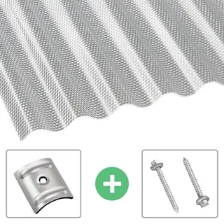Gutta Sinus 76/18 Acryl 200 x 104,5 cm 3 mm klar