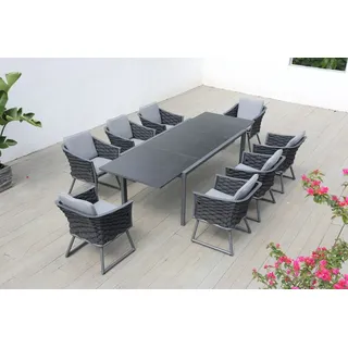 OUTFLEXX Garten-Essgruppe grau