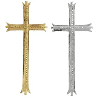 Wiedemann Wachsornament Kreuz in Silber