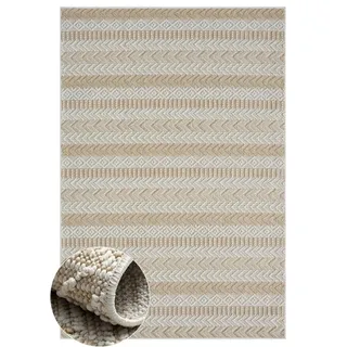 Wohnando Teppich MY-RUG Outdoor-Teppich "Carrie" 300X200 cm, beige, rechteckig, Höhe: 8 mm, im schönem Boho-Stil, Sisal-Optik, weich, für Garten und Balkon beige 200 cm x 300 cm x 8 mm