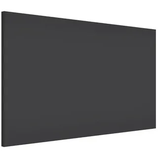 Bilderdepot24 Magnettafel Küche grau Colour Dark Grey, (1-tlg., Magnetboard Pinnwand für die Wand - metallische Tafel für Magnete), Magnetwand groß mit Motiv Büro Memoboard magnetisch Hochformat grau 90 cm x 60 cm