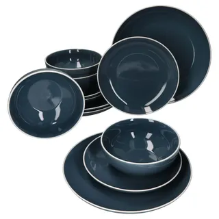 Mambocat Teller Set Linus 12tlg. blau