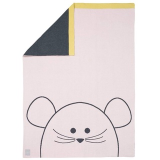 Babydecke »Lässig Babydecke Little Chumbs Mouse«, LÄSSIG, 100 % Bio-Baumwolle