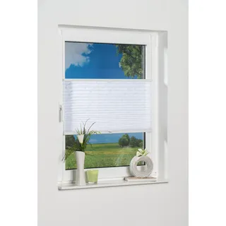 K-HOME Plissee Capri 100 x 130 cm weiß