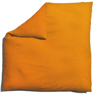 Schlafgut Woven Fade Bettwäsche Bettbezug einzeln 240x220 cm | yellow-deep-red-mid - orange