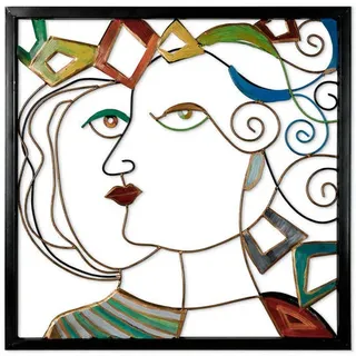 Kunstloft Metallbild, Mehrfarbig, Metall, 1.48x60 cm, Bilder und Zubehör, Wandbilder, Metallbilder