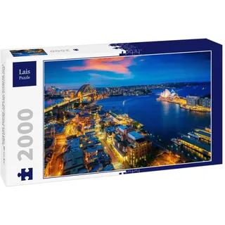 Lais Puzzle Panorama des Hafens und der Brücke von Sydney in der Stadt Sydney 2000 Teile