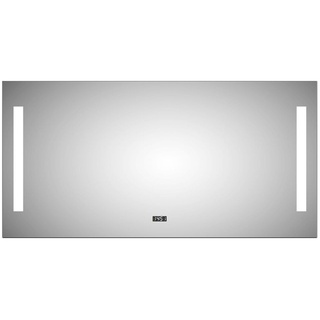 DSK LED Lichtspiegel Silver Time 120 x 60 cm
