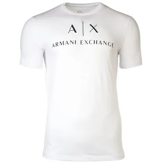 ARMANI EXCHANGE T-Shirt Herren T-Shirt 1er Pack Baumwolle (Packung, 1er Pack) weiß S