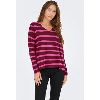 Only ONLAMALIO LIFE LS V-NECK KNT Rosa XS