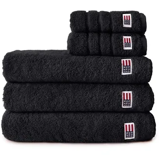 LEXINGTON Original Handtuch Black Schwarz - 30x30