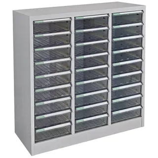 ADB Schubladenschrank 80 x 88 x 35 transparent