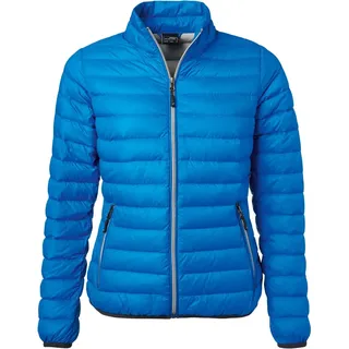 James & Nicholson Damen Daunenjacke Stepp-Jacke JN1139 cobalt/silver M
