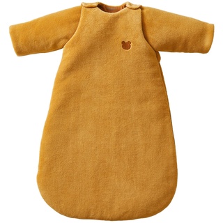 Vertbaudet Baby Winter-Schlafsack „Alaska“, Ärmel abnehmbar  Oeko-Tex, gelb, 85CM