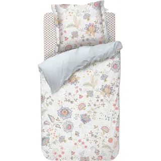 PiP Studio Bettwäsche Wendebettwäsche "Mumbai Morning", Baumwolle, Perkal Blumen/Ornamente blau|braun