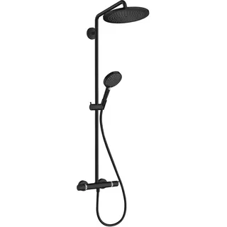 Hansgrohe Croma Select S Showerpipe 280 1jet mit Thermostat Mattschwarz 26890670