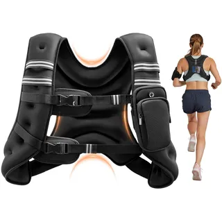 Vevor Gewichtsweste 5,4 kg Schwarz L