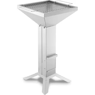 Thüros Holzkohlegrill T2 Edelstahl 4 Fuß (TKE4F35)