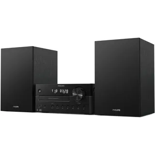 Philips TAM4505M2/12 Heim-Audio-Mikrosystem mit CD USB BT schwarz/grau