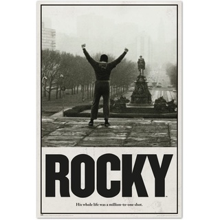 Grupo Erik Rocky Balboa/Rocky Film Poster - 91 x 61,5 cm - Versand gerollt - Coole Poster - Kunstposter - Poster & Drucke - Wandposter