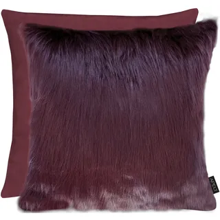 Dekokissen APELT "Lars" Gr. 1, rot (bordeaux, unifarben), B:46cm L:46cm, Obermaterial: 50% Polyester, 50% Polyethylen, Dekokissen_Sitzkissen_Kissenhüllen