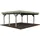 Doppel-Carport 600 x 512 cm Grau tauchgrundiert
