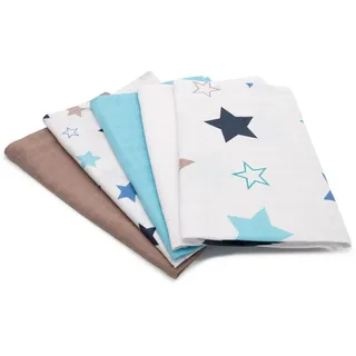 ZOLLNER Spucktuch, (5-tlg., Geschenk-Set), 100% Baumwolle bunt