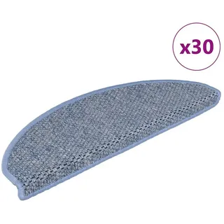 vidaXL Stufenmatte 56 x 17 cm Blau