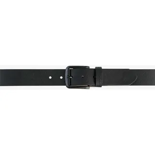 Ledergürtel BRAX "Style HERRENGÜRTEL", Herren, Gr. 115, schwarz, Kunstfaser, Leder, Gürtel Ledergürtel