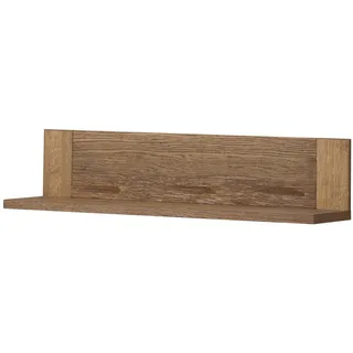 Hängeregal VELVET 34 Regal 111x24x25 cm Wandregal Wandboard Eiche Rustikal Led