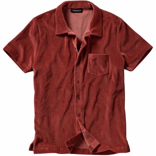 Mey & Edlich Herren Durchgeknöpftes Polo orange 50