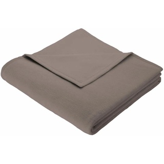 Wohndecke Wohndecke Cotton Home, Biederlack, im Uni Design, Kuscheldecke braun 150 cm x 200 cm