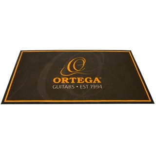 ORTEGA Anti-Rutsch Stage Teppich - 140 x 80 cm Black/Logo (ORUG)