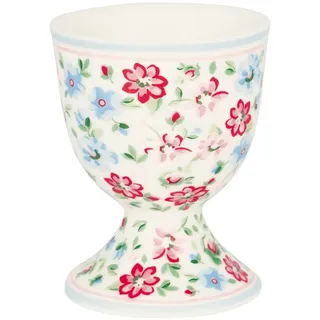 Greengate Eierbecher Louisa Eierbecher white 6,5cm bunt|weiß