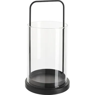 VBS Windlicht Laterne Noir Metall/Glas Schwarz