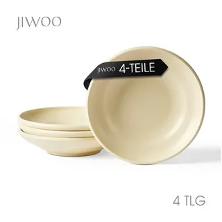 JIWOO Pastateller Ø22 cm orange 4er Set