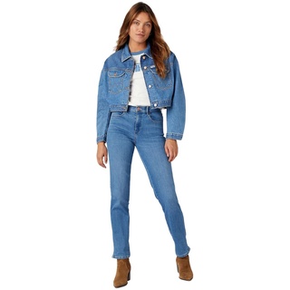 Wrangler Straight Jeans aus Body Bespoke in heller Aurelia Waschung-W31 / L32
