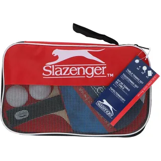 Slazenger Tischtennis-Set 6tlg Tischtennisschläger 2 Schläger