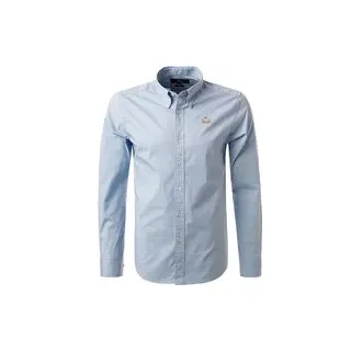 LA MARTINA Herren Hemd blau Slim Fit, blau, NOS
