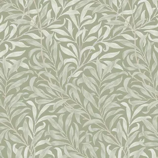 William Morris At Home Vliestapete Willow Bough 10 m x 52 cm Hell Grün FSC®