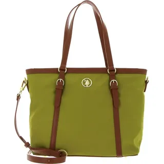 U.S. Polo Assn. Houston Shopping Bag Green/Tan