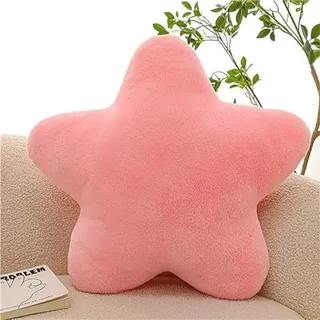 Herfair Kuschelkissen Kinder Sternkissen, Sternform Zierkissen Sofakissen | Weiche Flauschige Plüsch Kissen Dekokissen für Kinderzimmer Schlafzimmer Deko